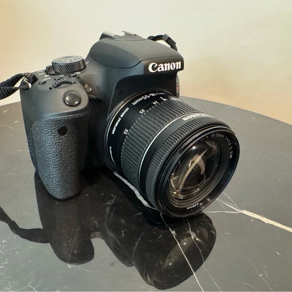 Canon EOS Rebel T7i DSLR Camera + 18–55mm Lens – Excellent Condition